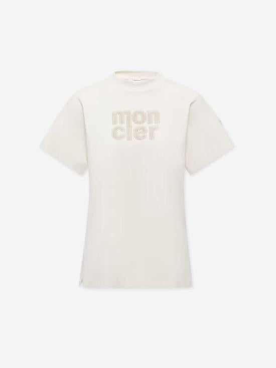 Moncler Teddy Logo Cotton T-Shirt 8C00028 89AUO 036
