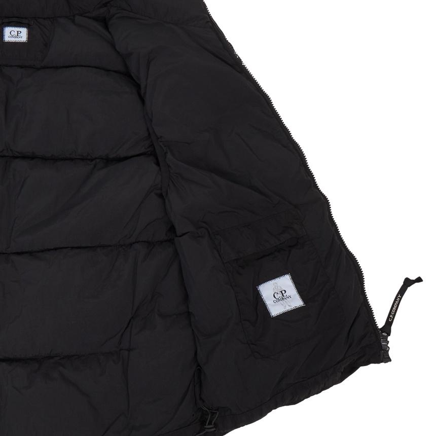 CP Company Black Down Puffer Vest Men’s Outerwear