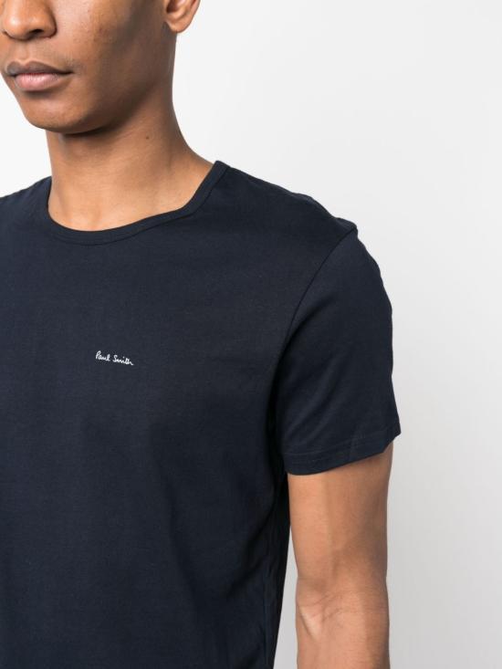 Paul Smith Navy Short Sleeve T-Shirt for Men