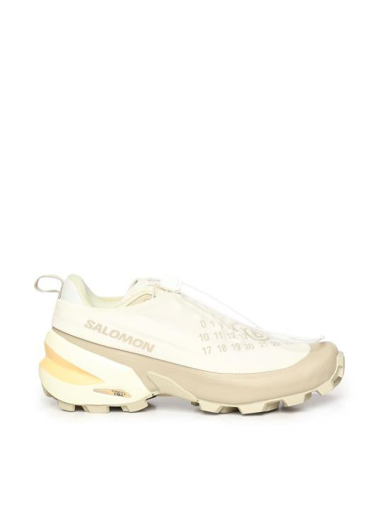 MM6 Leather Low-Top Sneakers Men’s White SH1WS0026 P7624 HB423 MILK DOM