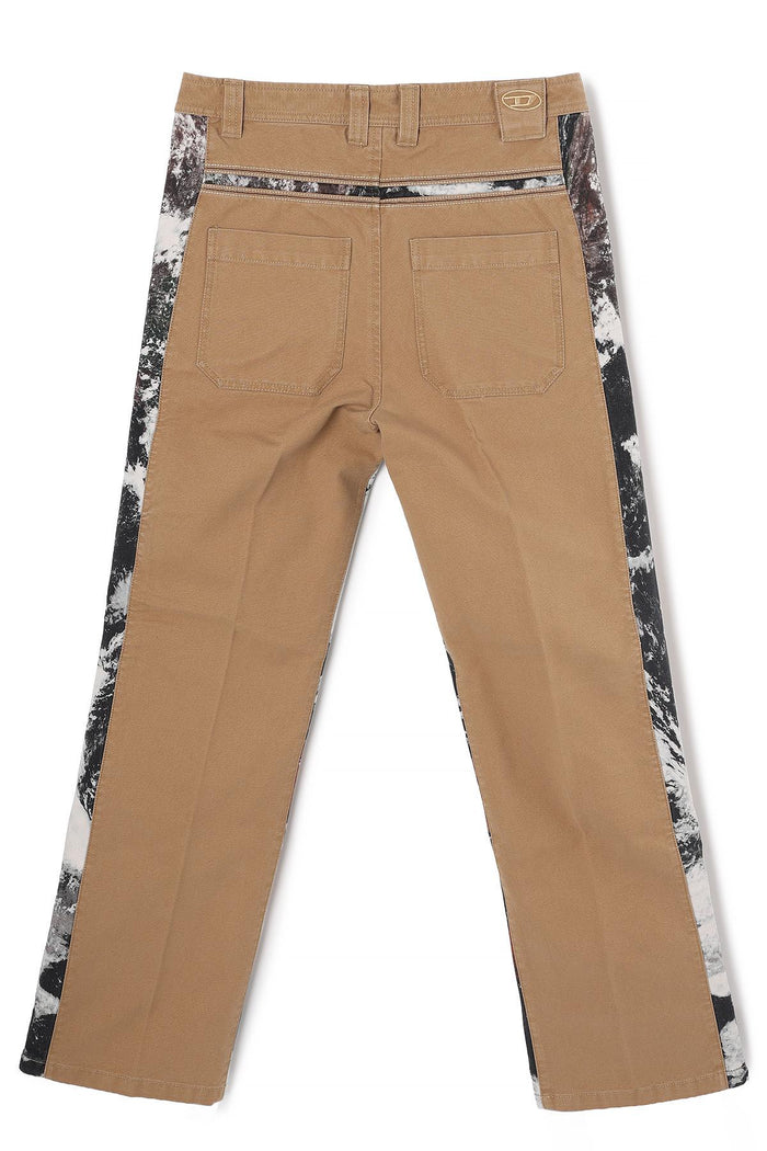 DIESEL Light Brown PMICH Classic Trousers A11105 OQGAC 7BD