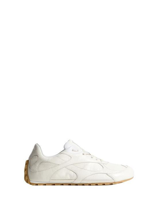 Bottega Veneta White Leather Low-Top Sneakers 867926 V65C0 9013 WHITE DOM