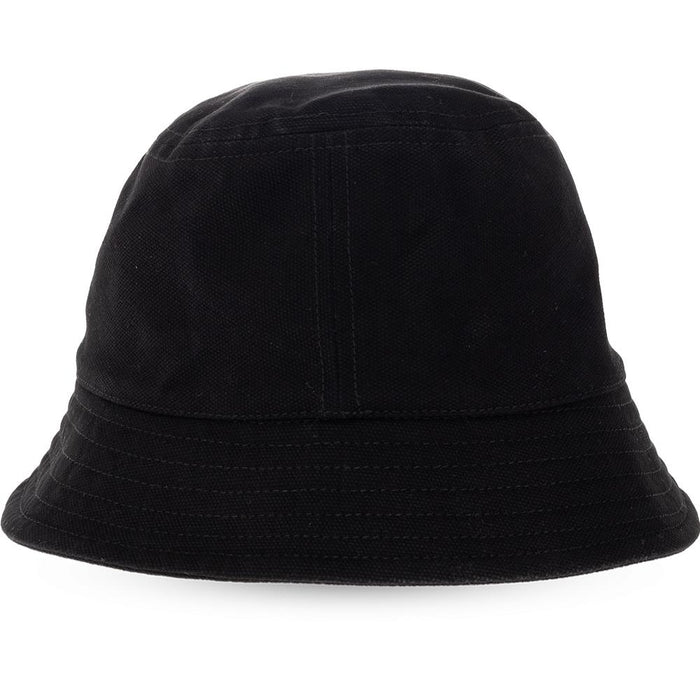 Isabel Marant HALEY Embroidered Bucket Hat Black Wool Men