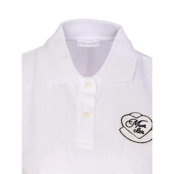 Moncler Logo Patch White Women’s Polo T-Shirt