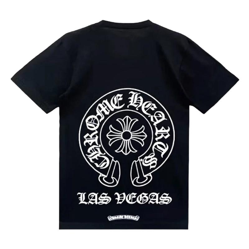 Chrome Hearts Horseshoe Logo Pocket Short Sleeve T-Shirt Black Las Vegas