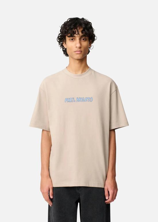 AXEL ARIGATO Stone Cotton Short Sleeve T-Shirt Men’s