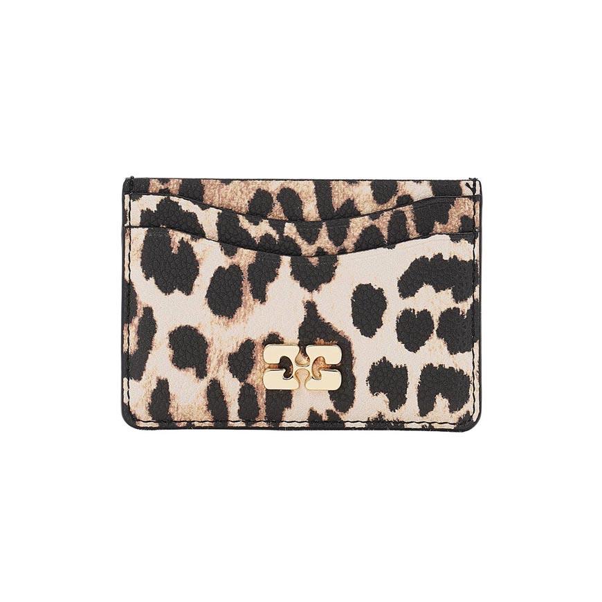GANNI Women’s Leopard-Print Faux Leather Card Holder B3010076 859