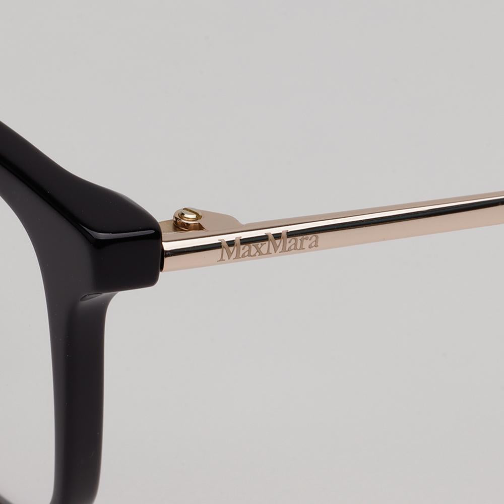 Max Mara Asian Fit Acetate Full-Rim Eyeglass Frames Unisex MM5040D 001