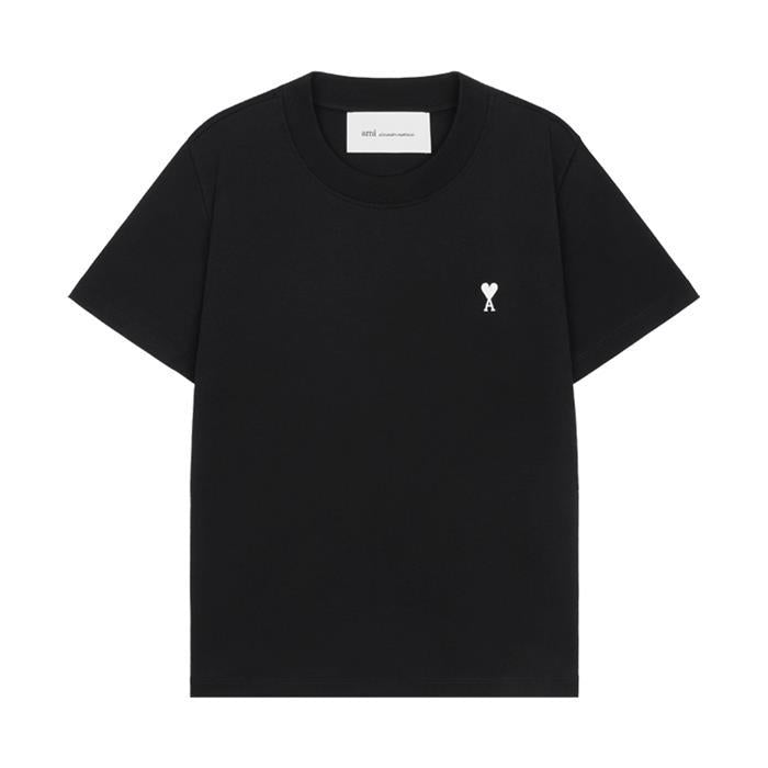 AMI Heart Logo Crop T-Shirt