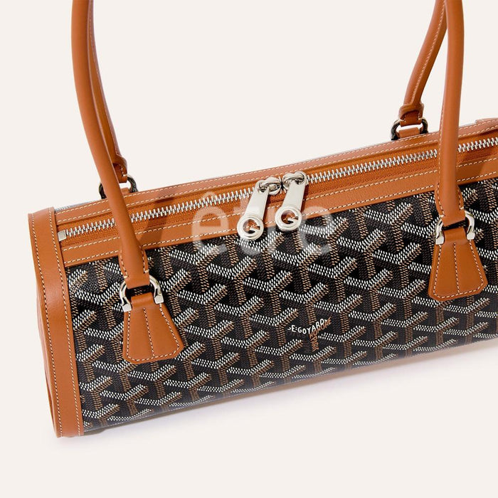 Aimé Leon Dore Black Bonbonniere Leather Tote Bag