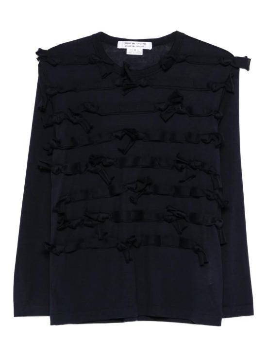 Comme des Garcons Worsted Wool Jersey Crewneck Knit Sweater RP T015 W25 2