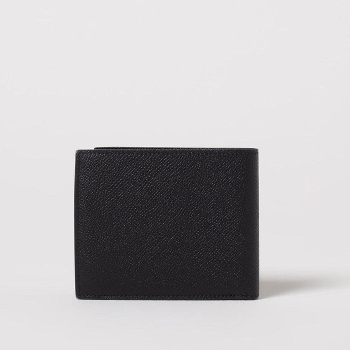 Ferragamo Gancini Leather Bifold Wallet with Coin Pocket for Men