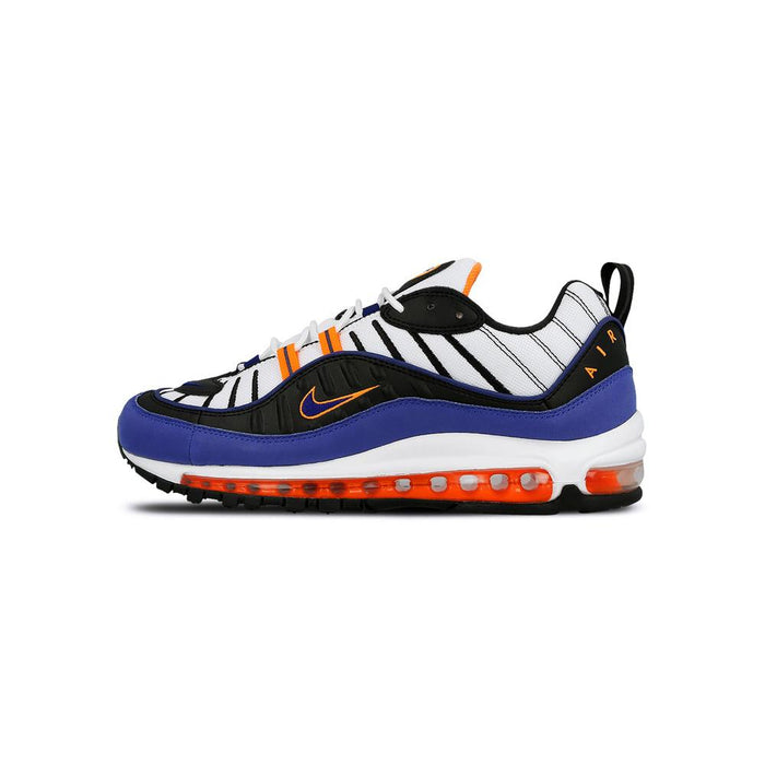 Nike White Royal Blue Air Max 98 Low-Top Sneakers