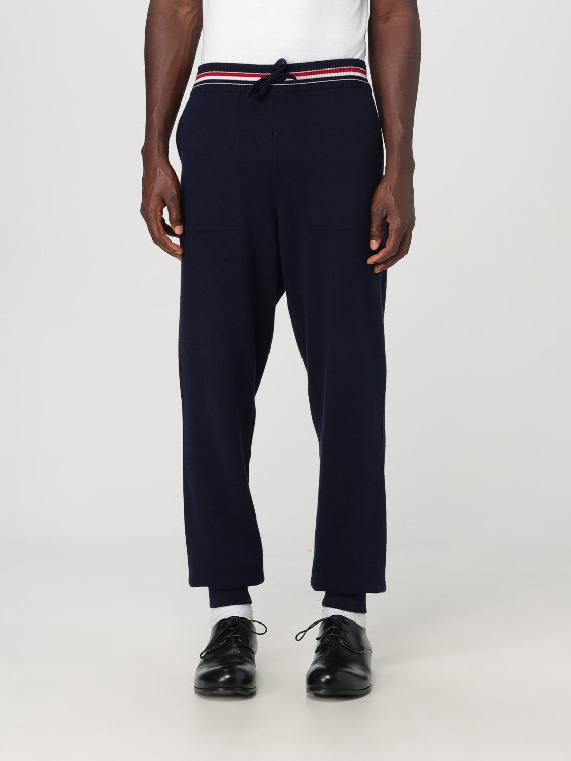 THOM BROWNE Navy Wool Trousers Men’s Suit Pants