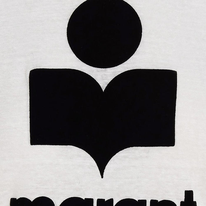 Isabel Marant KOLDI Velvet T-Shirt White