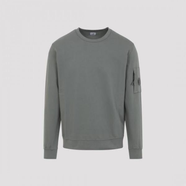 CP Company Light Fleece Crewneck Lens Sweatshirt 20CMSS711A 002246G 921