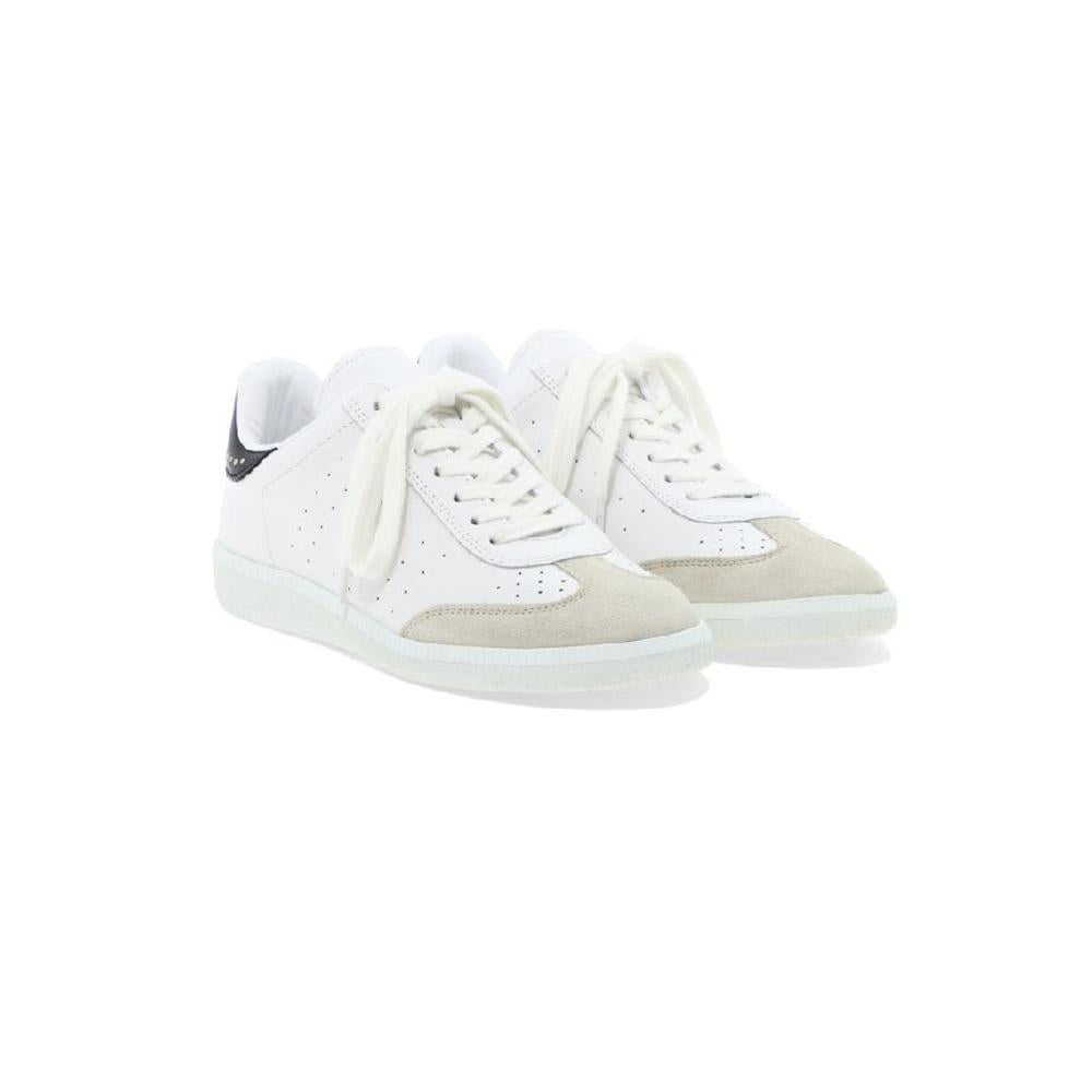 Isabel Marant BRYCE Black Leather Low Top Sneakers