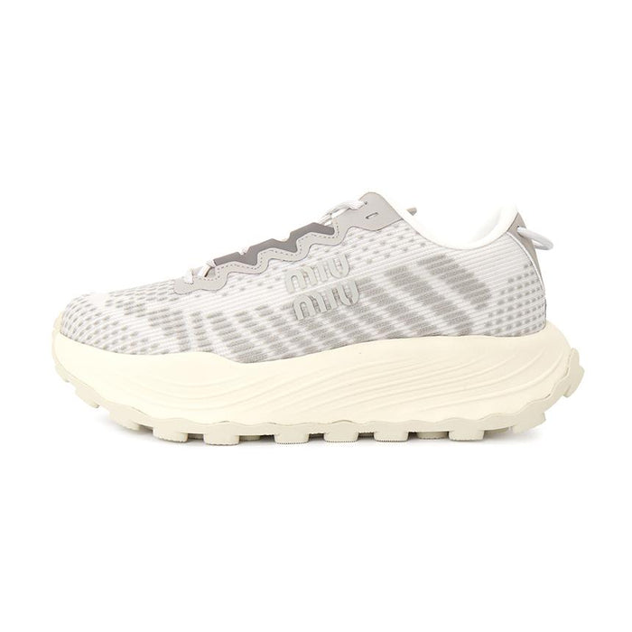 Miu Miu Women’s Low-Top Sneakers White Leather