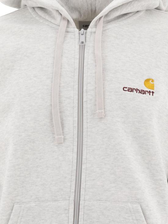CARHARTT WIP American Script Hooded Jacket for Wom I033063 482XX ASH HEATHER DOM