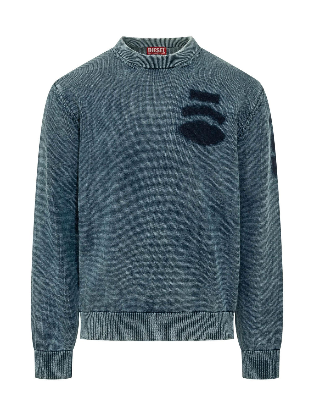 DIESEL Black Knit Sweatshirt