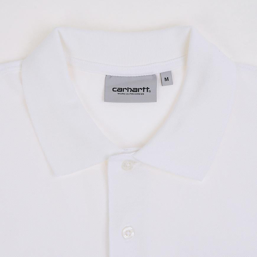 CARHARTT WIP Chase Pique Polo Shirt Men’s Black Short Sleeve