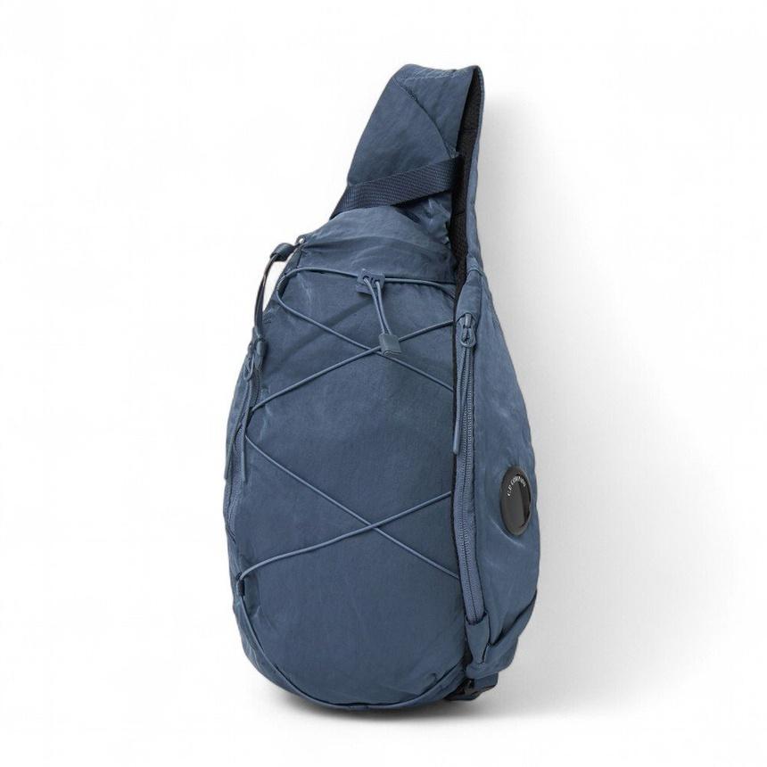 CP Company Unisex Nylon Crossbody Bag Navy
