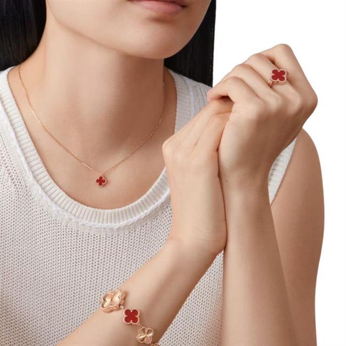 Van Cleef & Arpels Sweet Alhambra Pendant Necklace