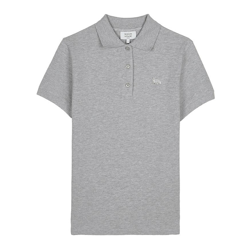 Maison Kitsune Women Baby Fox Polo T-Shirt Navy Cotton MW00202 KP0001 H120