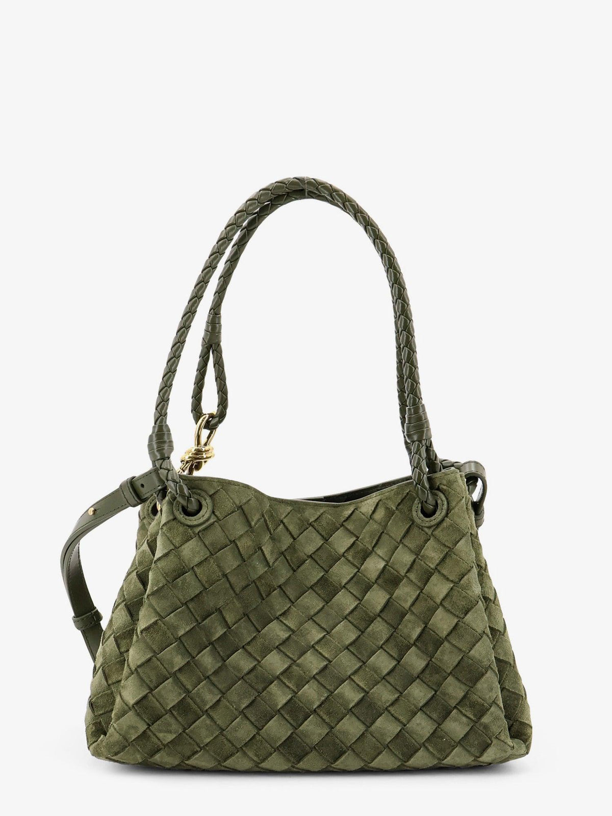 Bottega Veneta Black Leather Shoulder Bag