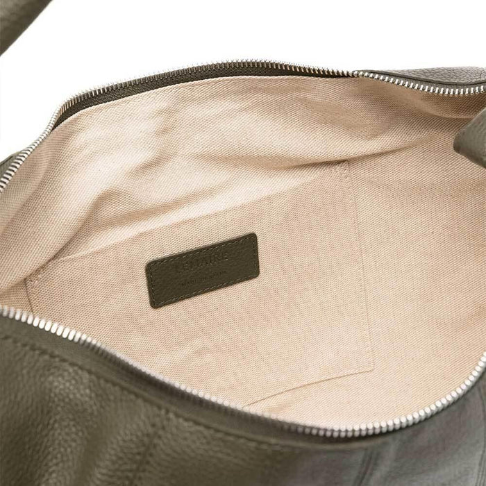 Lemaire Croissant Fortune Mini Crossbody Bag Brown Leather