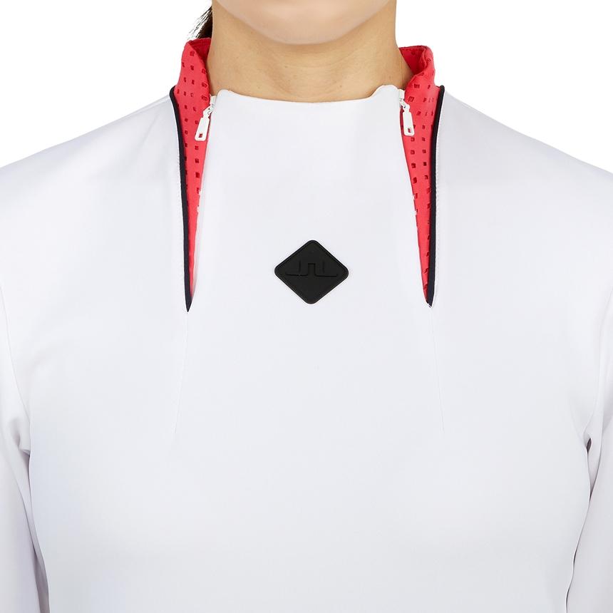 J LINDEBERG Women’s Golf Long Sleeve T-Shirt White