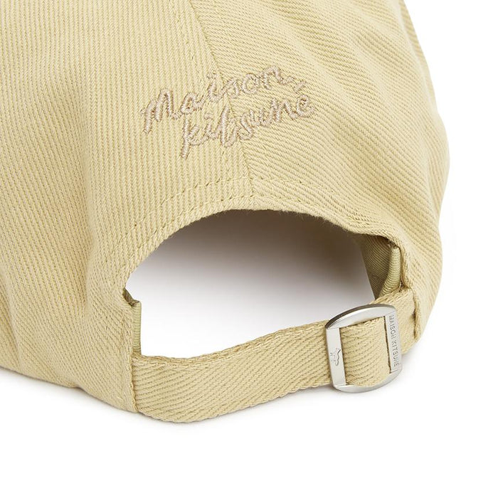 Maison Kitsune Fox Head Logo Cotton Baseball Cap Unisex Navy