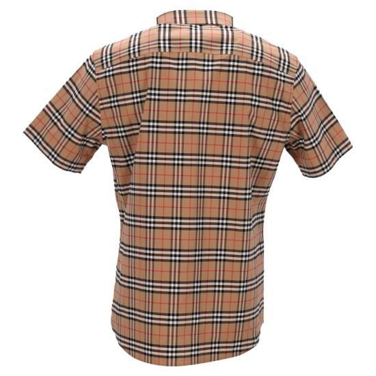 BURBERRY Brown Short Sleeve Shirt for Men