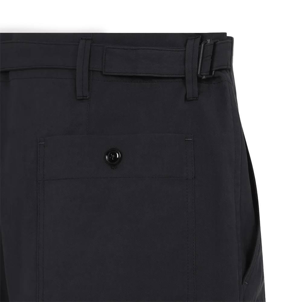 Lemaire Black Carrot Trousers Men’s Classic Pants PA1213 LF1228