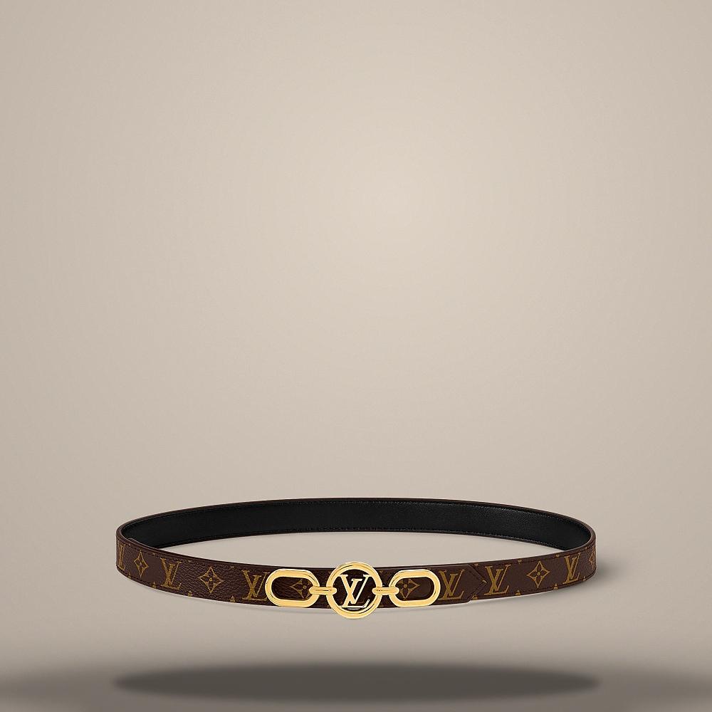 Louis Vuitton LV Circle Buckle 20mm Reversible Men's Belt M0510