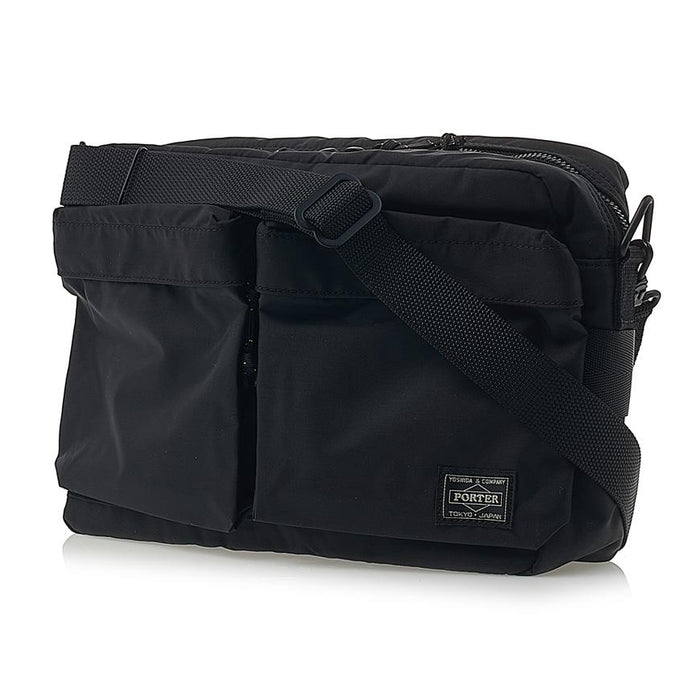 PORTER Force Shoulder Bag S Black Nylon Crossbody Unisex