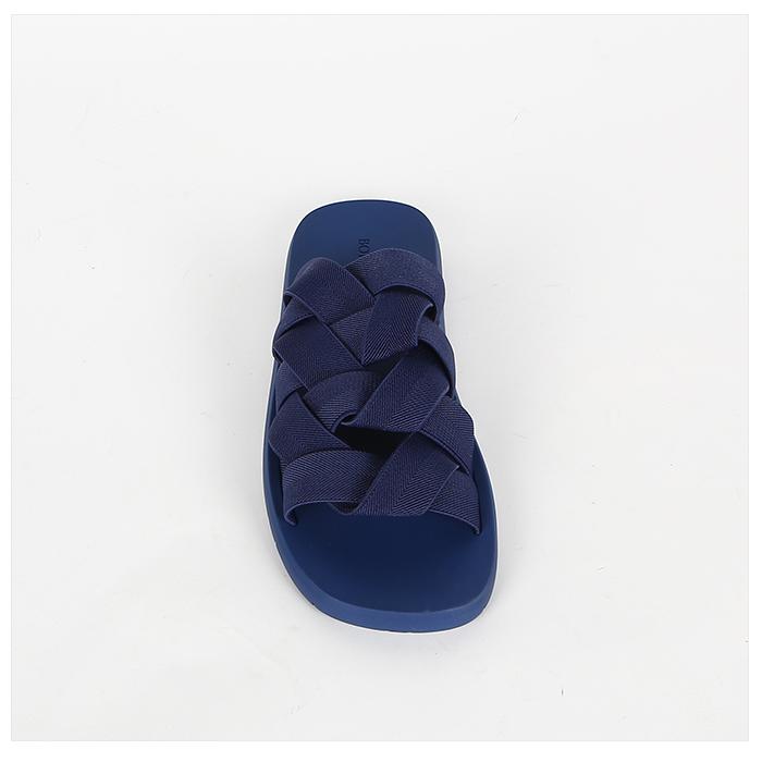 Bottega Veneta Intrecciato Leather Flat Mule Slippers Men’s