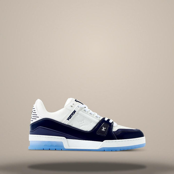 Louis Vuitton Blue LV Trainer Low-Top Sneakers 1AJ190