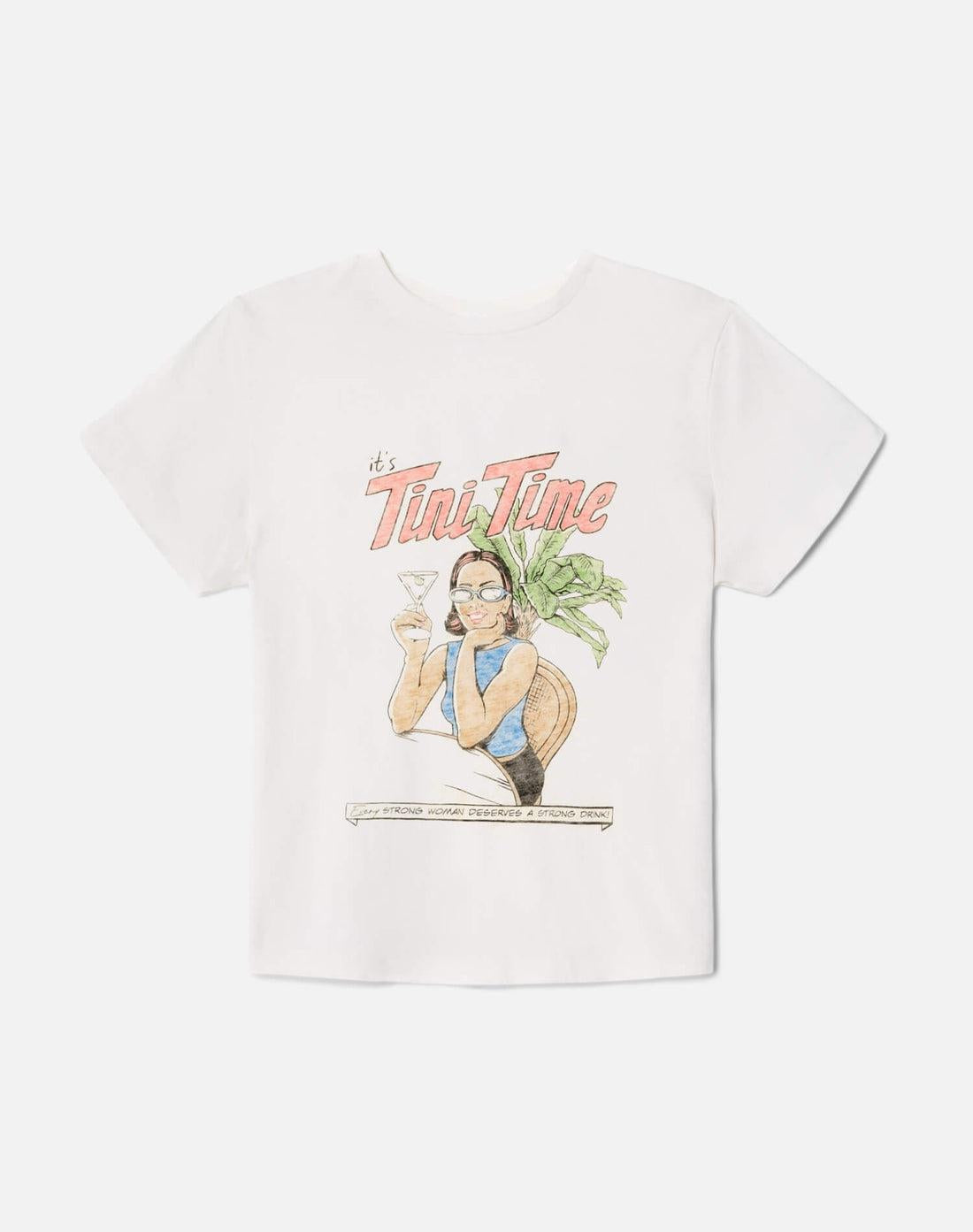 RE/DONE Classic Tiny Time T-Shirt