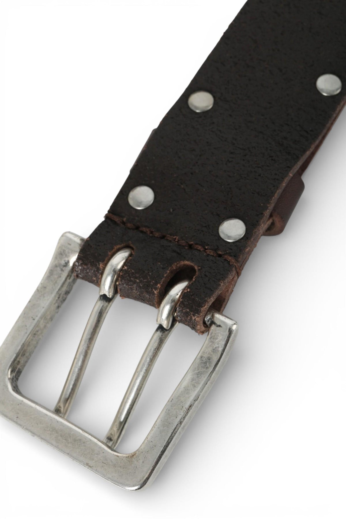 OUR LEGACY Brown Leather Split Belt A42484O