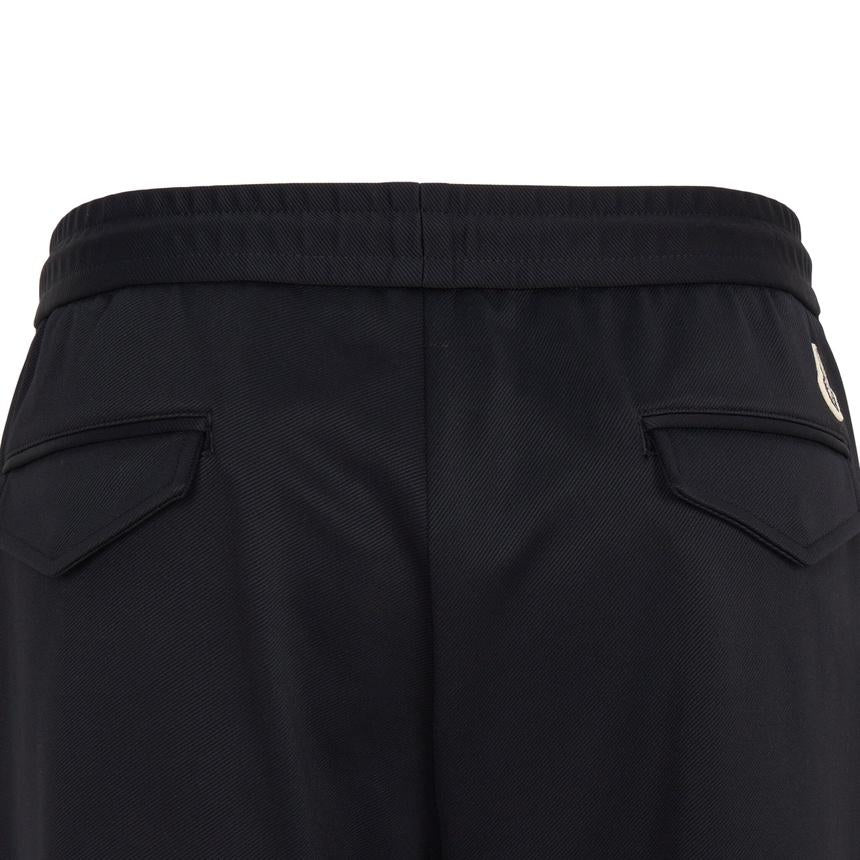 Moncler Men’s Jogger Pants Black Cotton Blend Classic Pants
