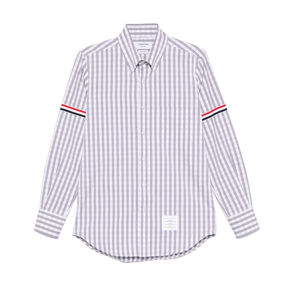 THOM BROWNE Gingham Check Long Sleeve Shirt Men MWL301O F0998 035