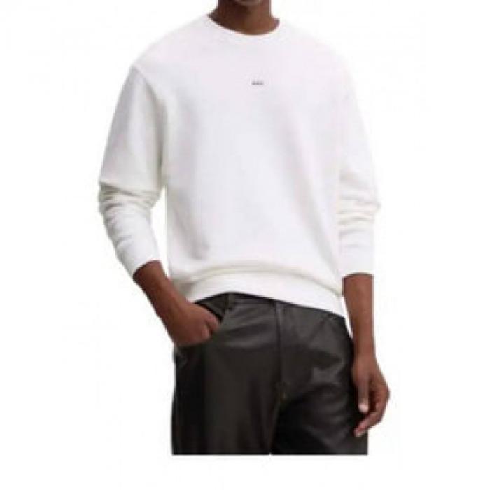 A.P.C. Boxy Micro Logo Sweatshirt Men’s Crewneck Black Cotton