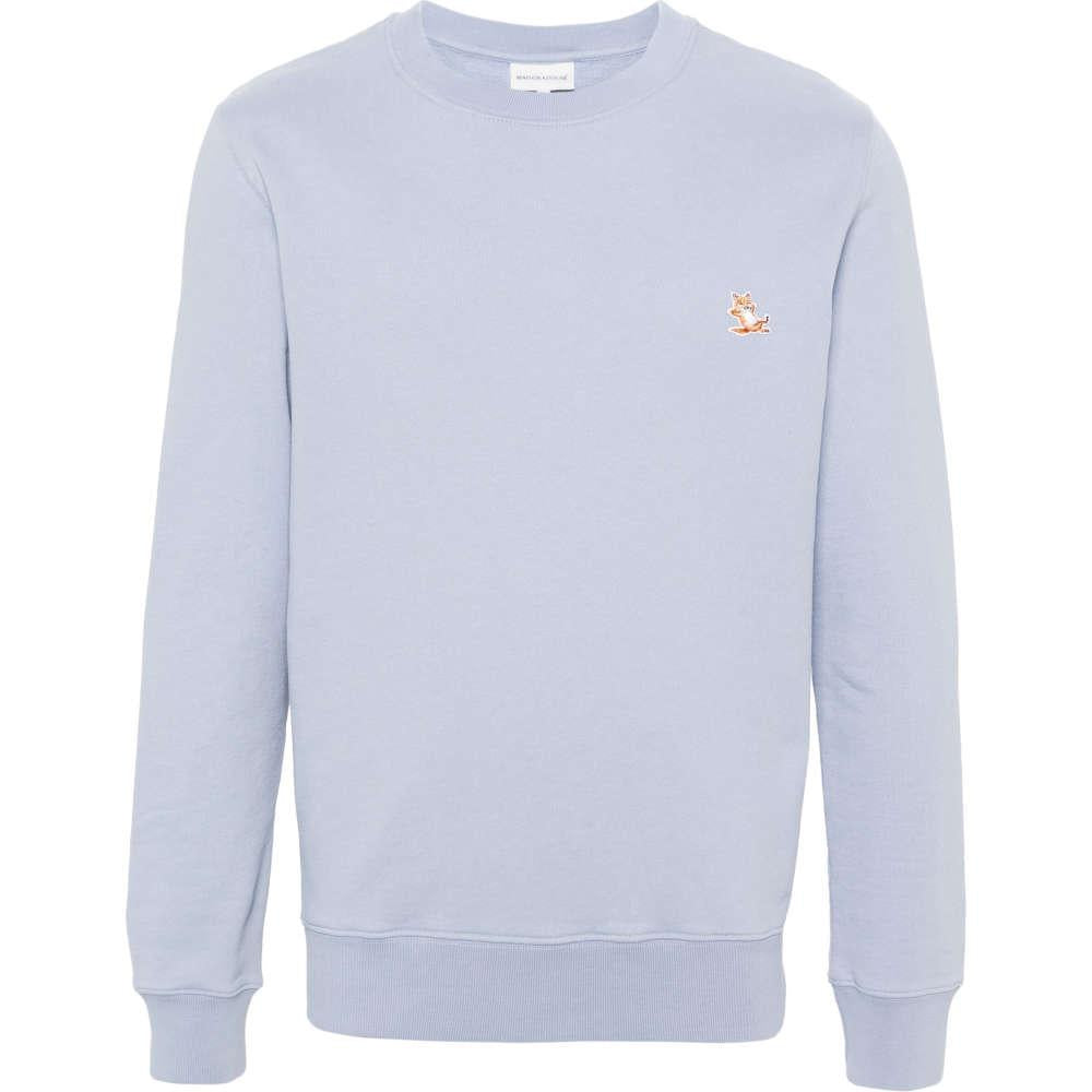 Maison Kitsune Chillax Blue Sweatshirt Unisex LM00303 KM0001 P419