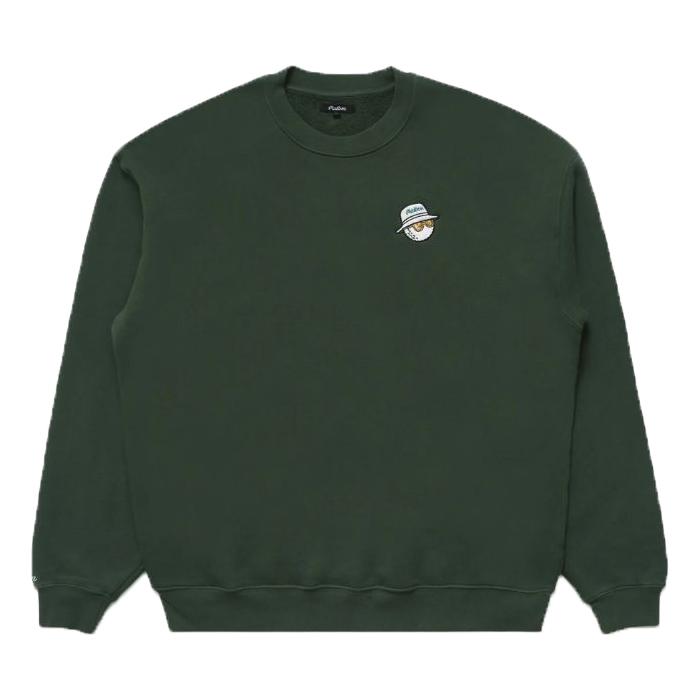 malbon Hunter Bucket Crewneck Long Sleeve Sweatshirt for Men M 9556 HGN