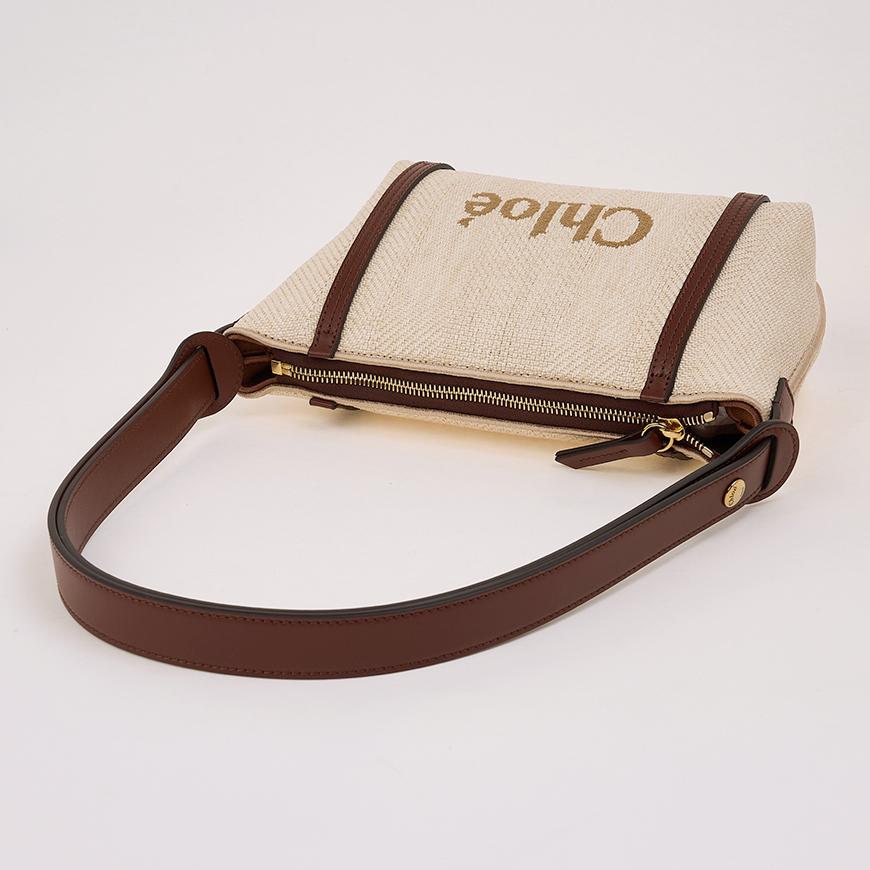 Chloe Women Raffia Keri Shoulder Bag