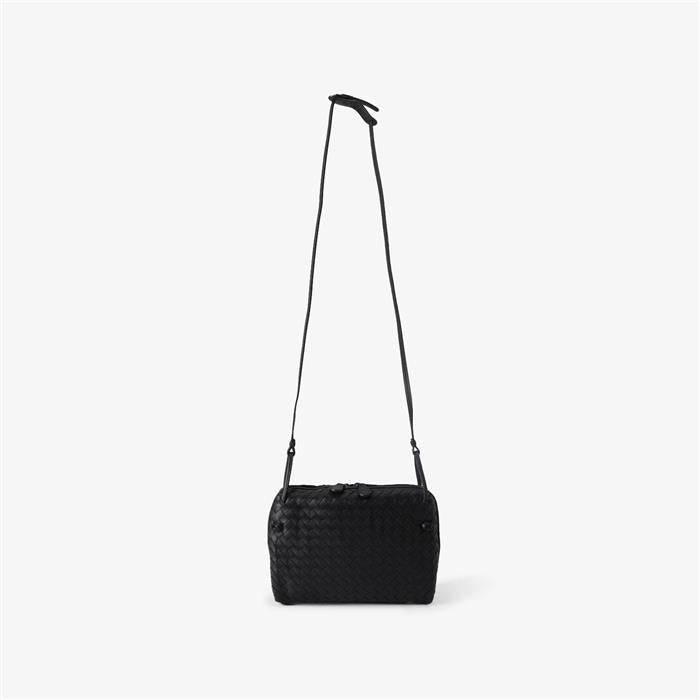 Bottega Veneta Intrecciato Nodi Mini Leather Crossbody Bag