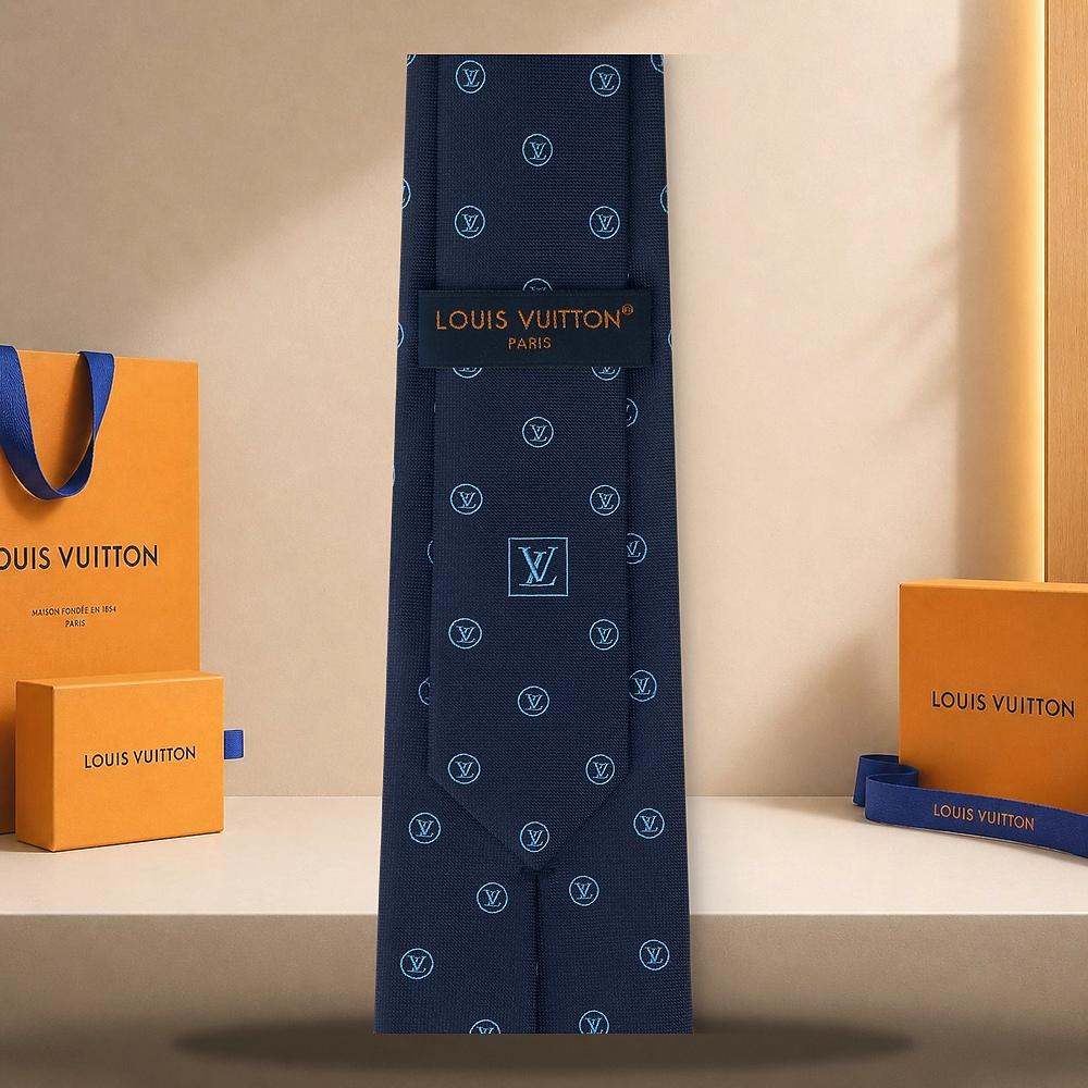 Louis Vuitton LV Small Circle Silk Tie M98589
