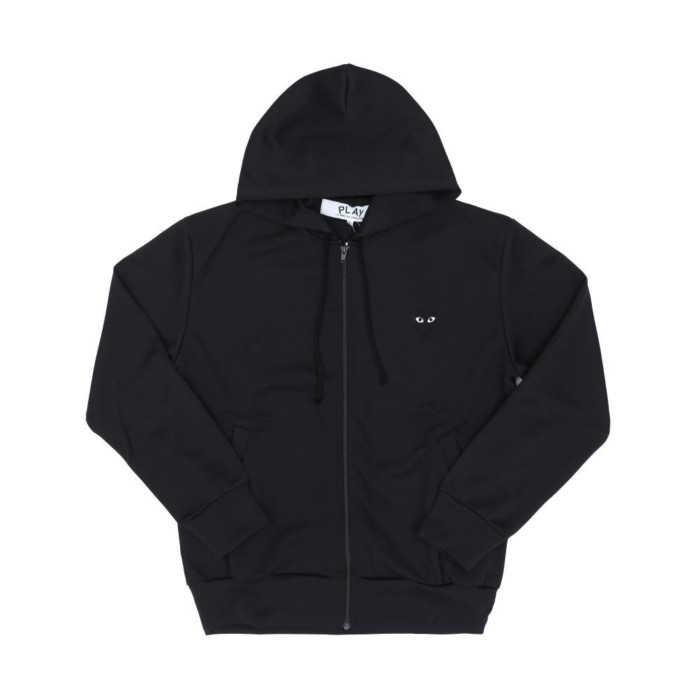 Comme des Garcons Black Heart Patch Zip-Up Hoodie AX T254 051 1