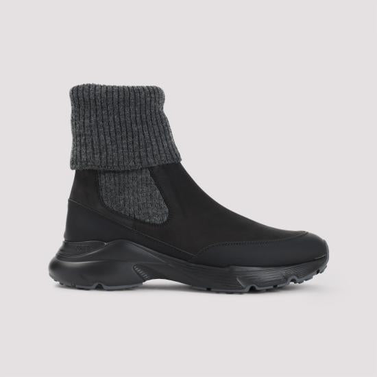 Tods Black Leather Ankle Boots XXW54C0JP30UMO YPT0 BLACK DOM